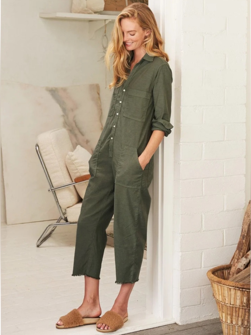 Frank &Eileen Northern Ireland flax/cotton jumpsuit
